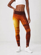 Designed Leggings — front view on model