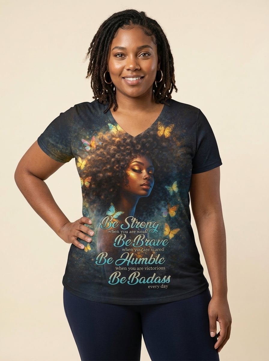 Badass V-Neck T-Shirt