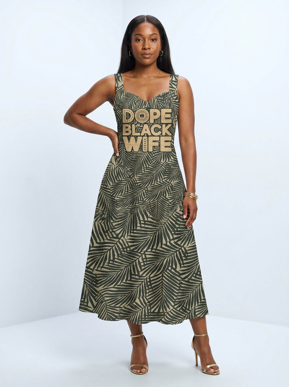 Dope Black Wife Corset Dress