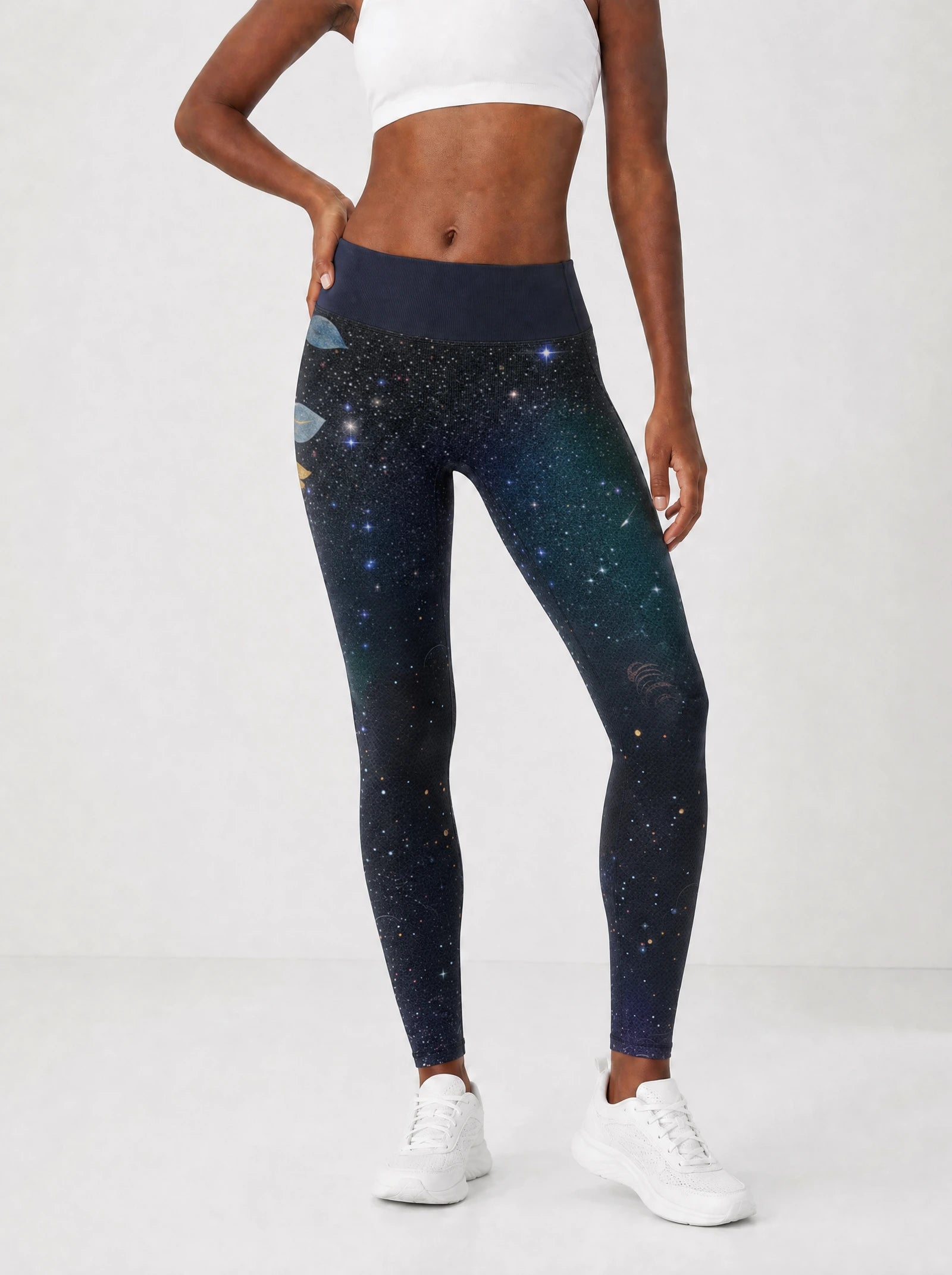 "Nyota" Leggings — front view on model