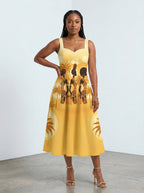 Ancestral Flame Corset Dress