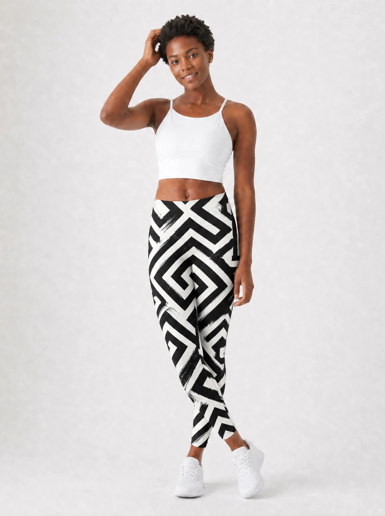 Zamu Leggings — front view on model