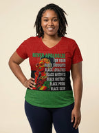 Unapologetic V-Neck T-Shirt
