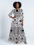 "Mwanga" Long Sleeve Maxi Dress Promo