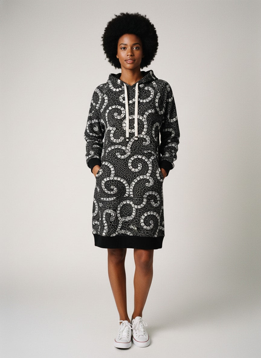 "Duara" Hoodie Dress