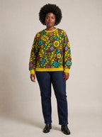 "Njano" Sweatshirt — front view on model
