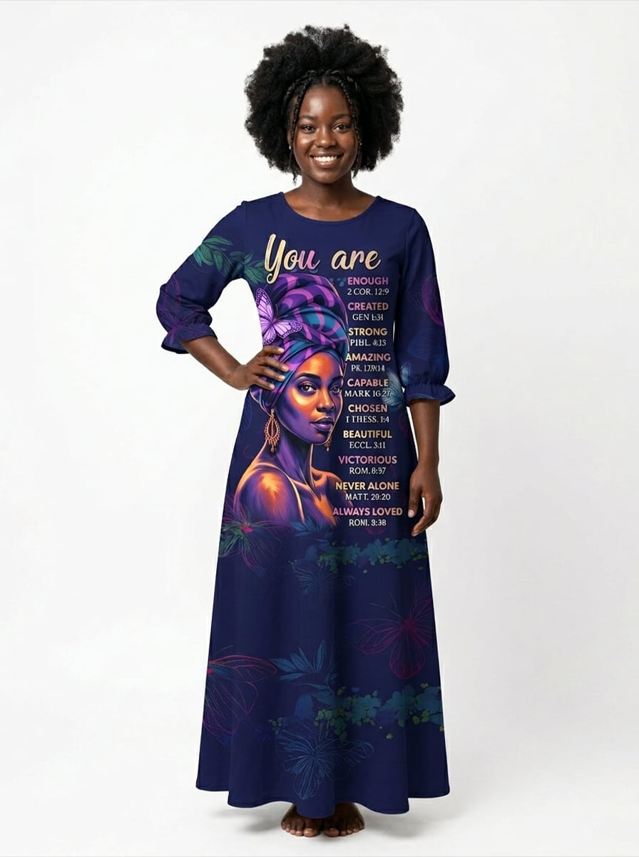 Blue Orchid Long Maxi Dress & Leggings Deal
