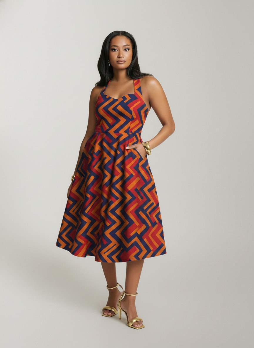 "Nzinga" Corset Dress