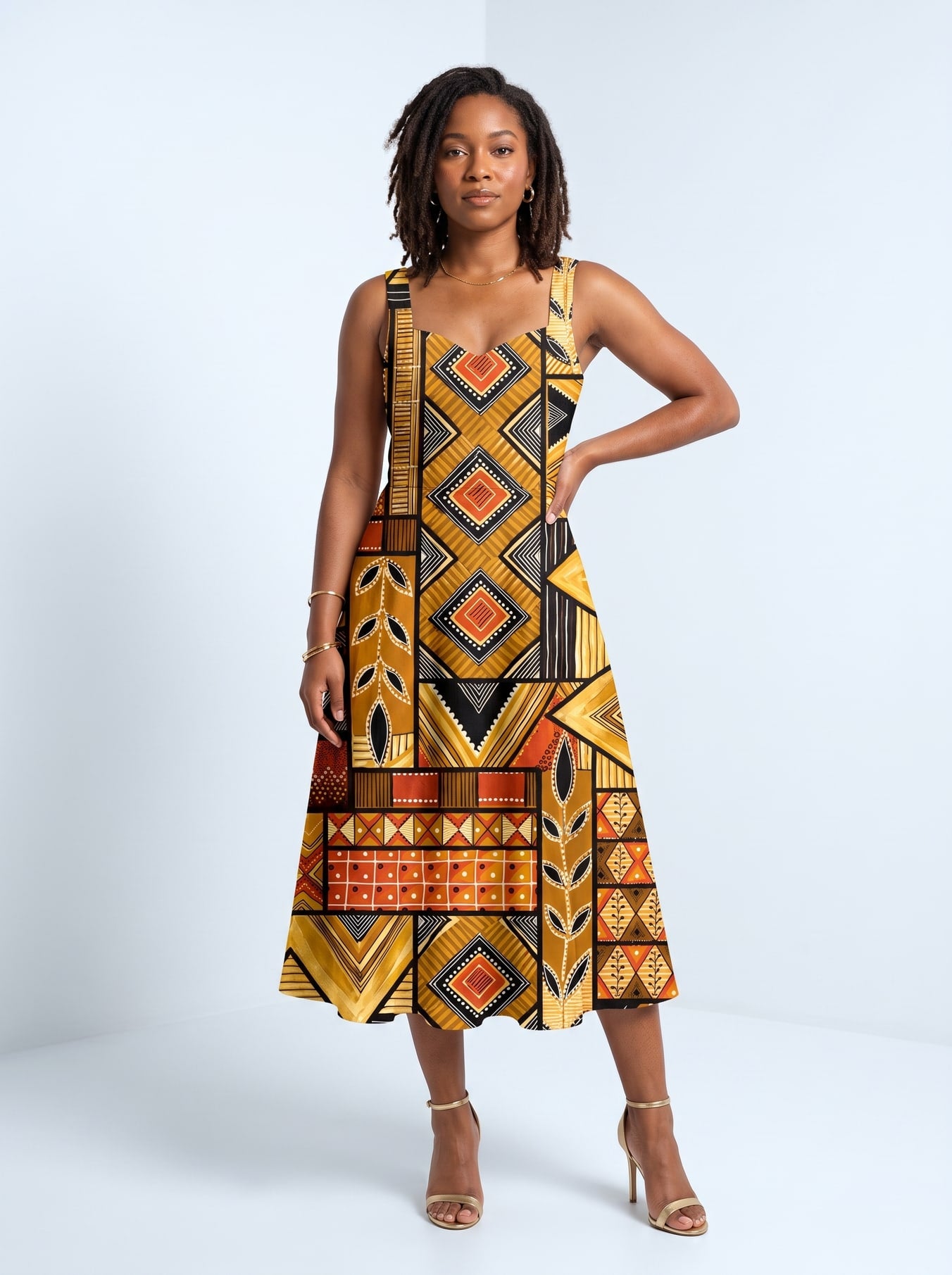"Ardhi" Corset Dress