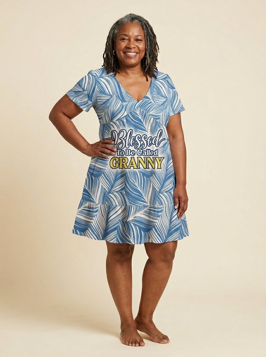 Blesssed Granny Floral Dress
