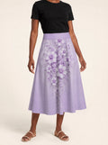 "Zambarau" Twirl Skirt