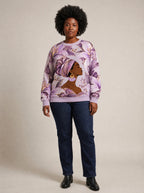 "Yungi" Sweatshirt — front view on model
