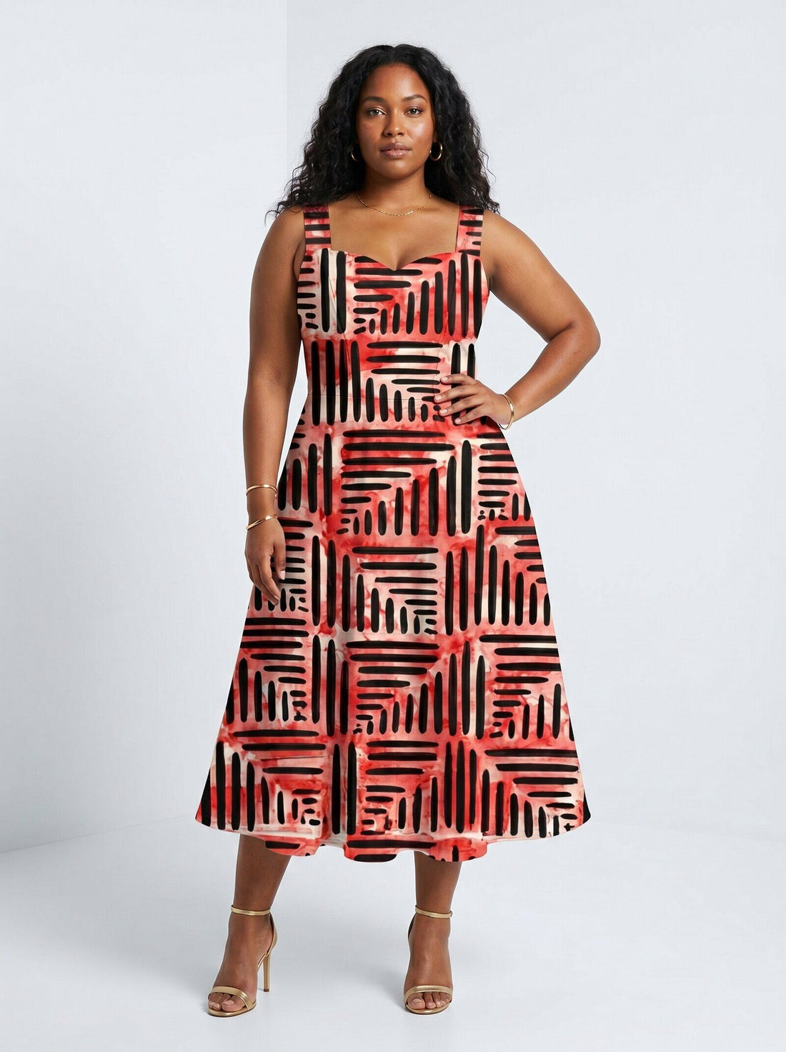 "Adire" Corset Dress