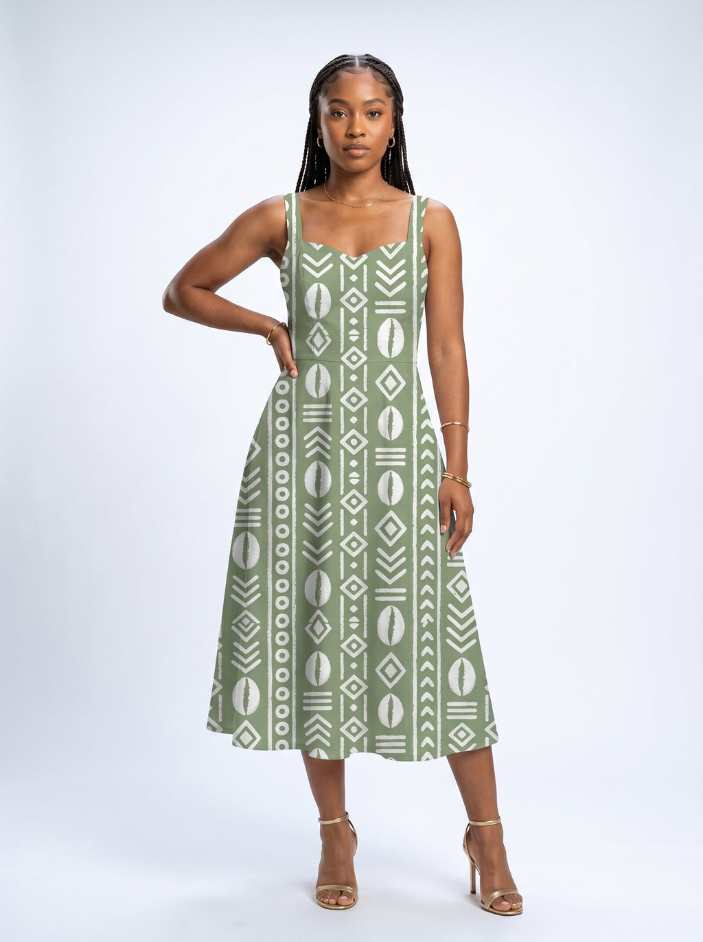 Oshun Verde Corset Dress