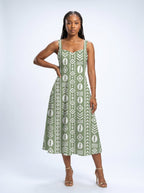 Oshun Verde Corset Dress