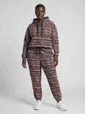 "Tabaka" Plum Gold Hoodie & Jogger Set