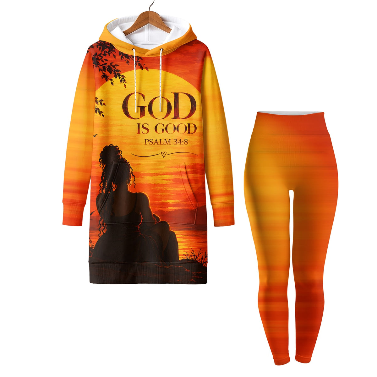 "Amani" Hoodie Dress & Leggings Deal