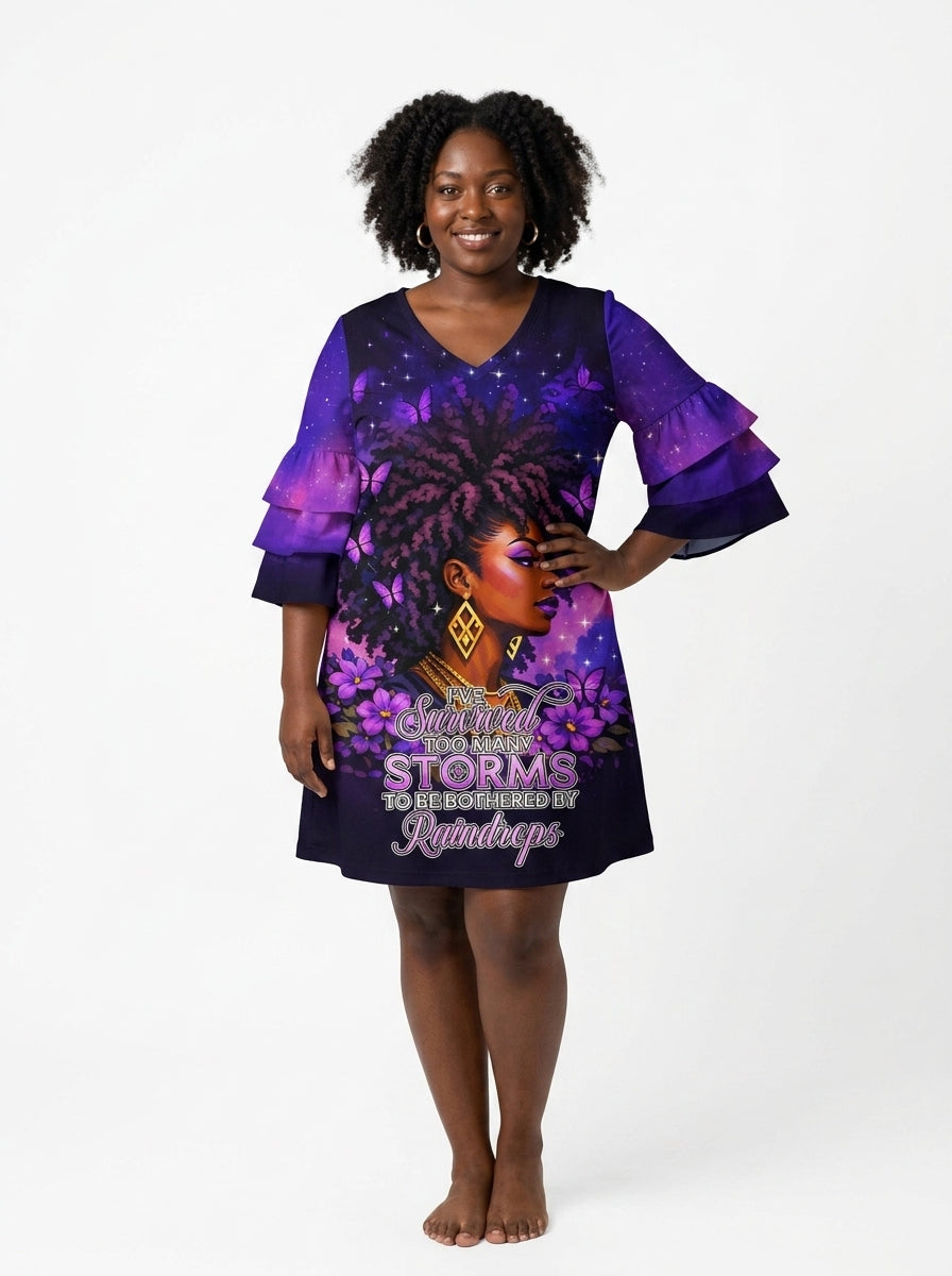 Storm Stacked Ruffle Dress & Leggings Deal