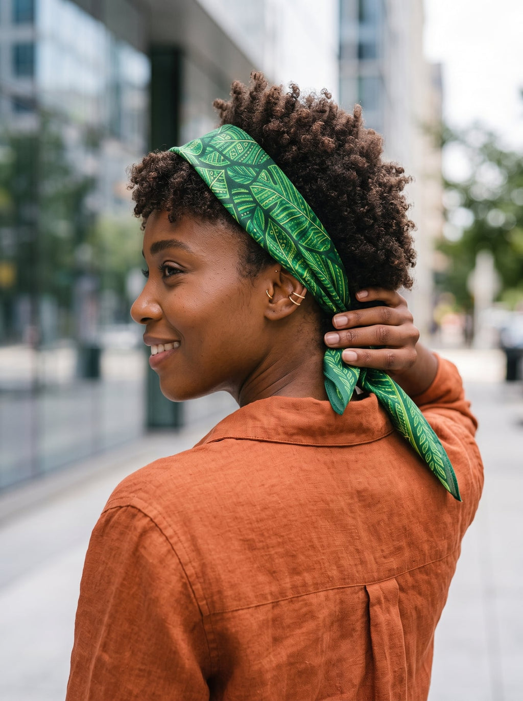 "Asili" Emerald Bandana Promo