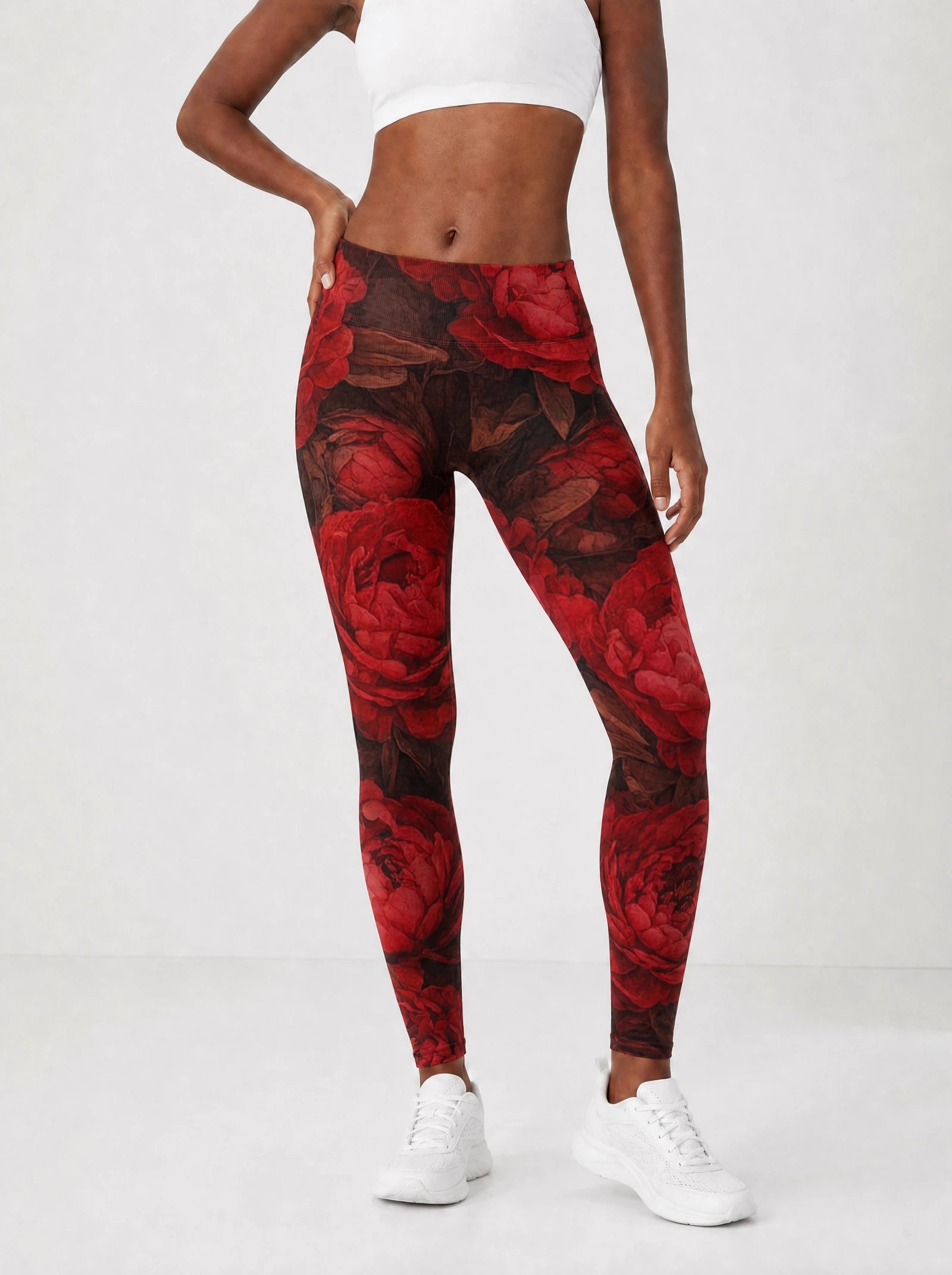 "Tosha" Leggings — front view on model