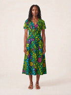 "Zumaridi" V Neck Midi Dress Promo