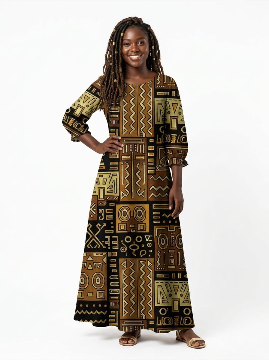 Sankofa Long Maxi Dress & Leggings Deal