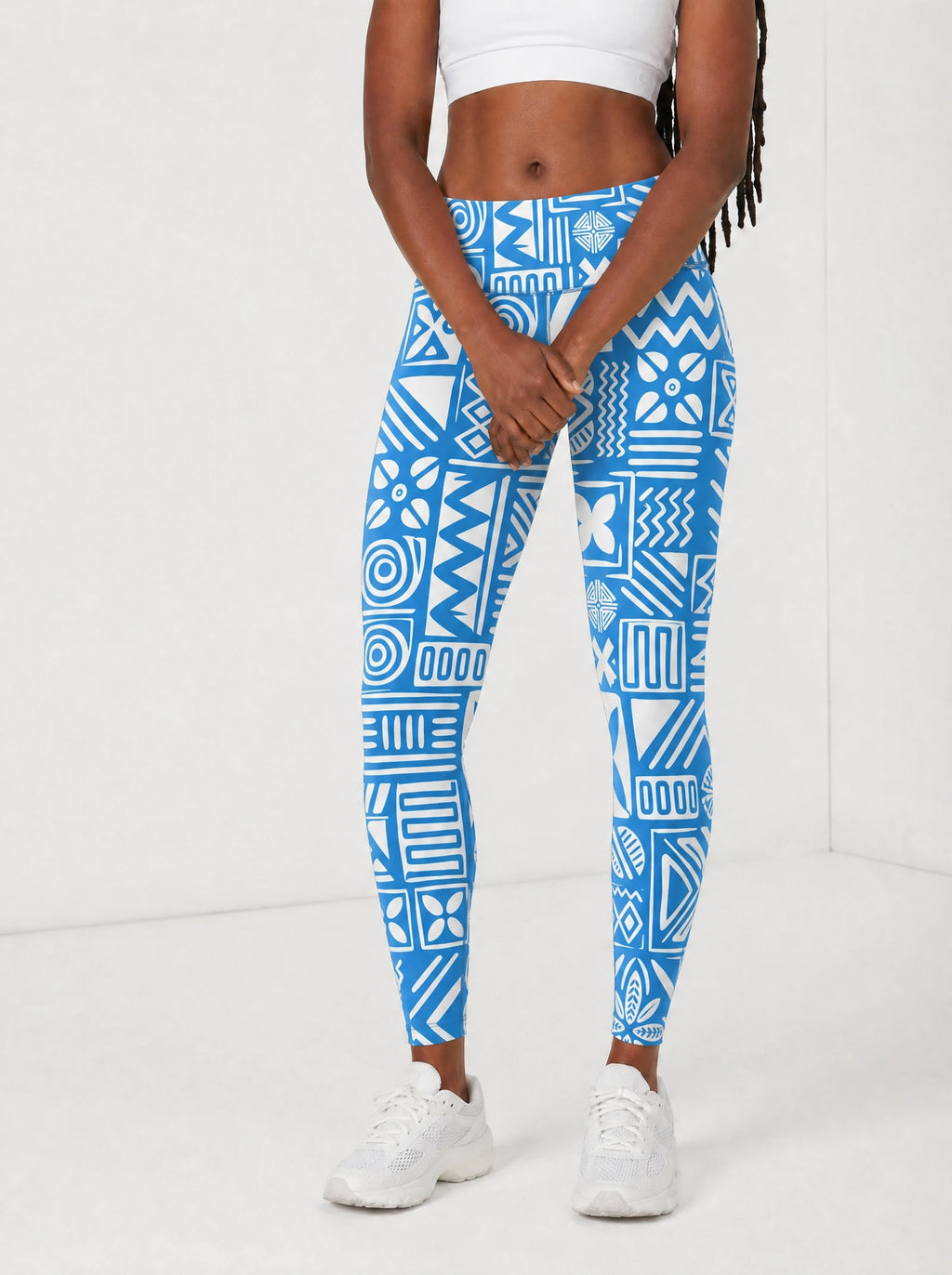 "Anga" Leggings — front view on model