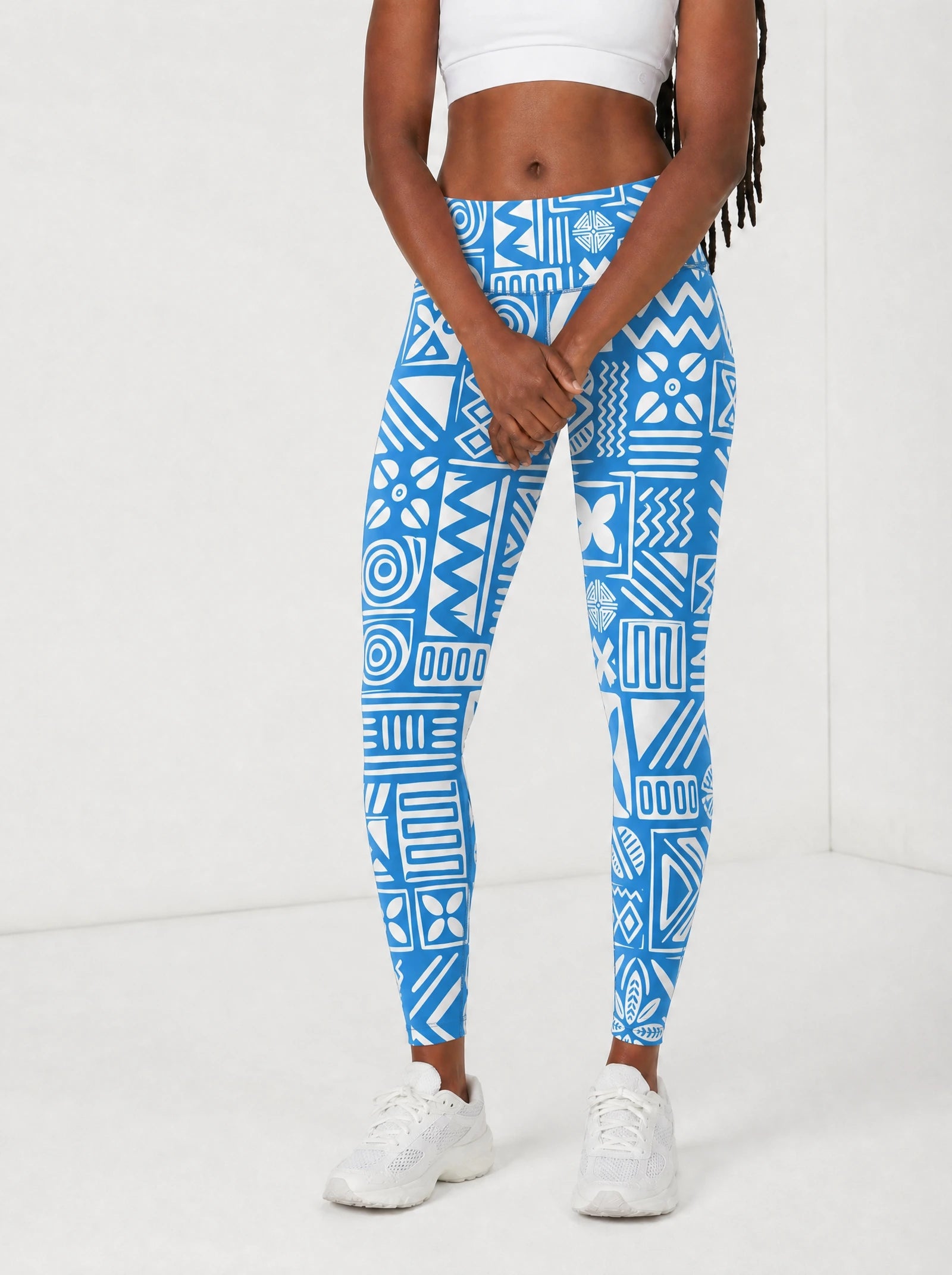 "Anga" Leggings — front view on model