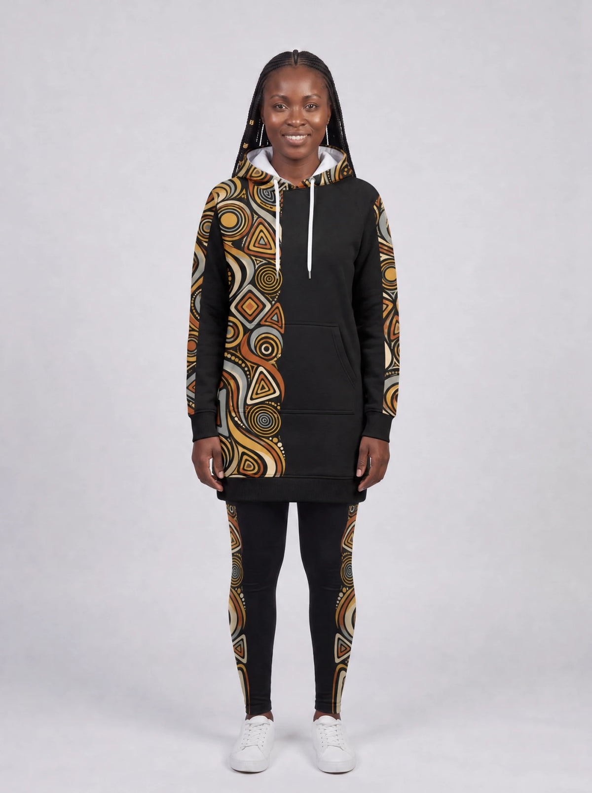"Mkondo" Hoodie Dress