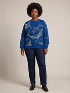"Pwani" Sweatshirt — front view on model