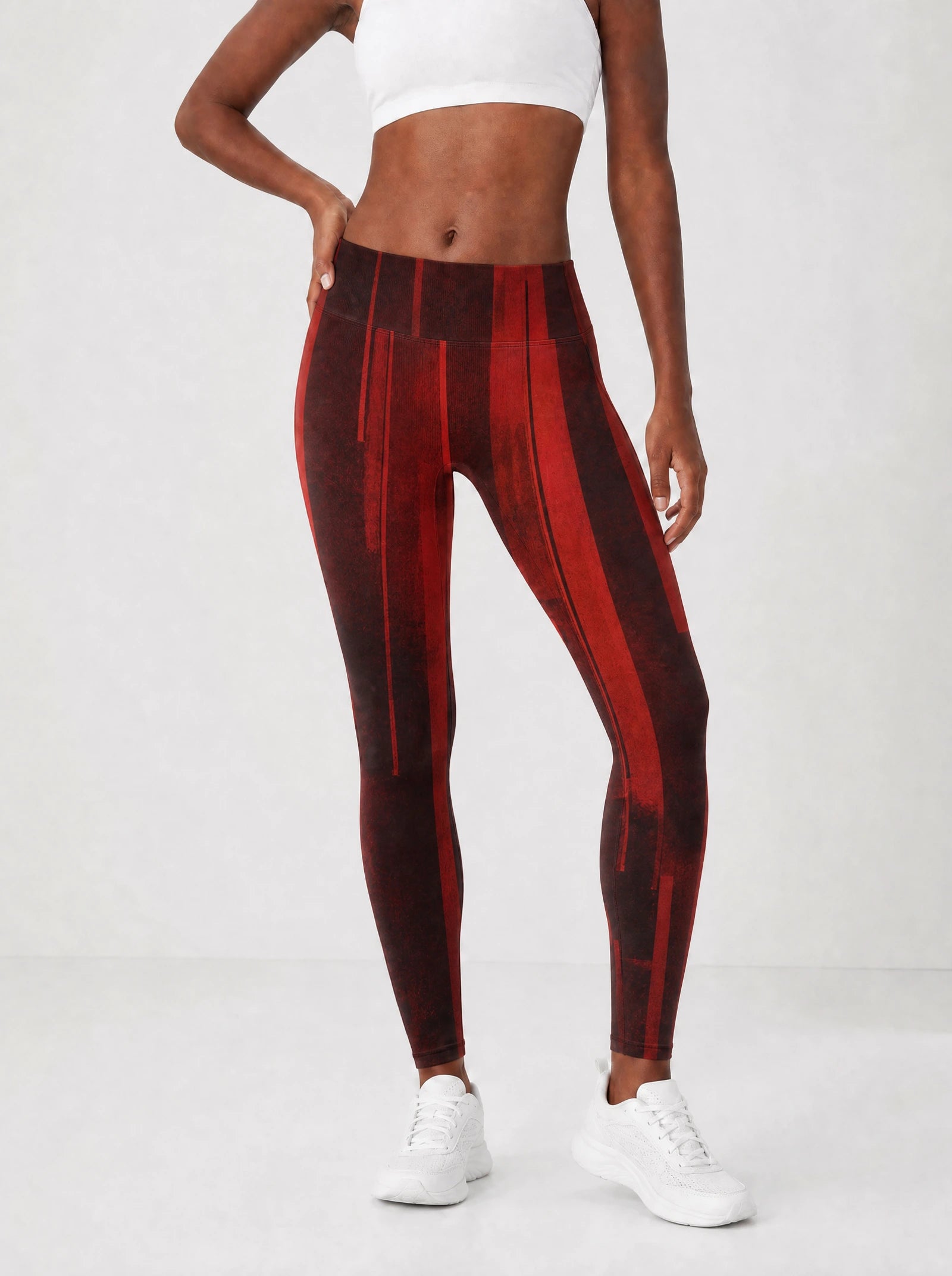 "Asante" Leggings — front view on model