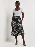 "Kivuli" Sweetheart Midi Dress