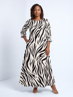 "Milia" Long Sleeve Maxi Dress