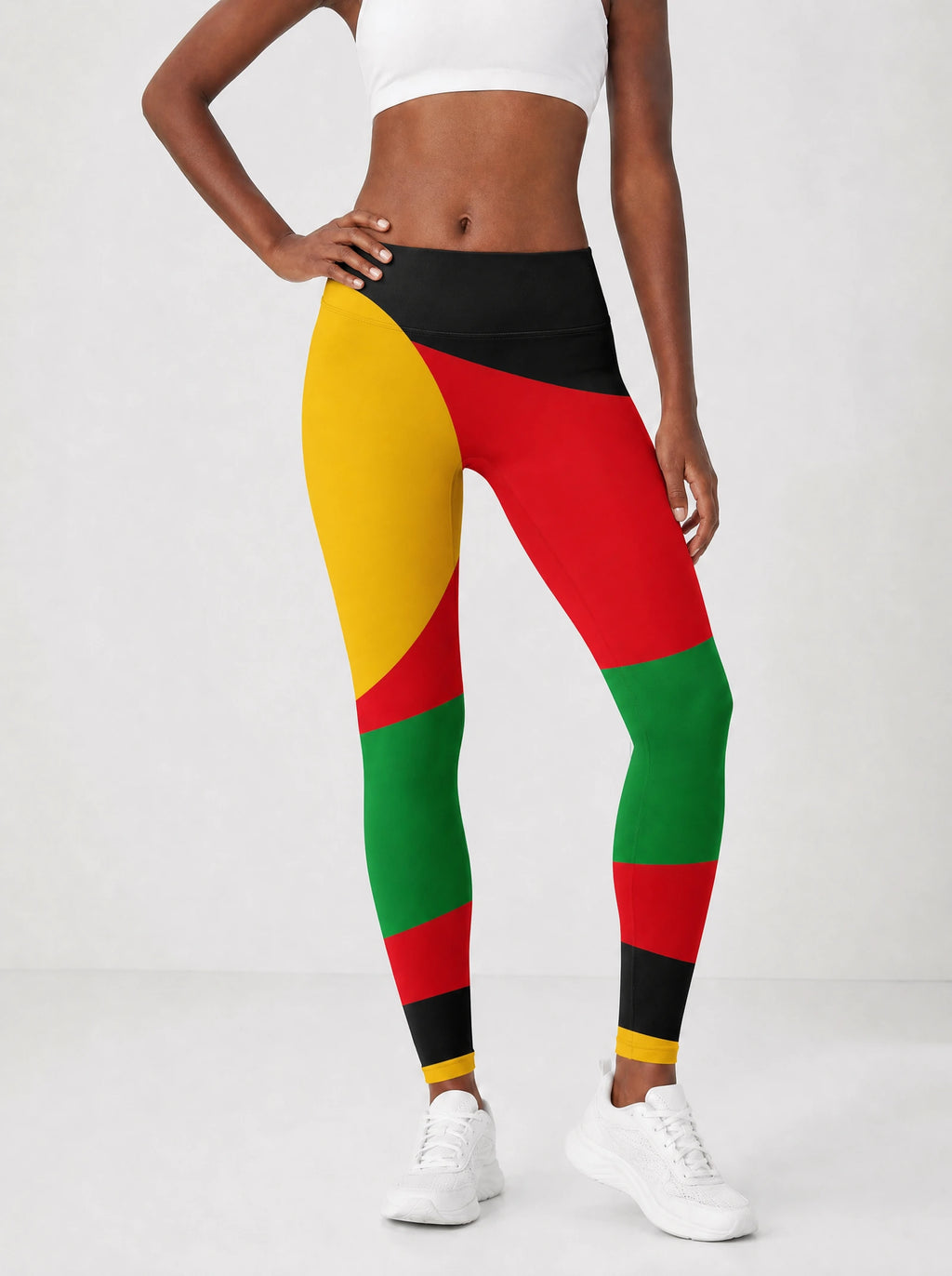 Furaha Leggings — front view on model