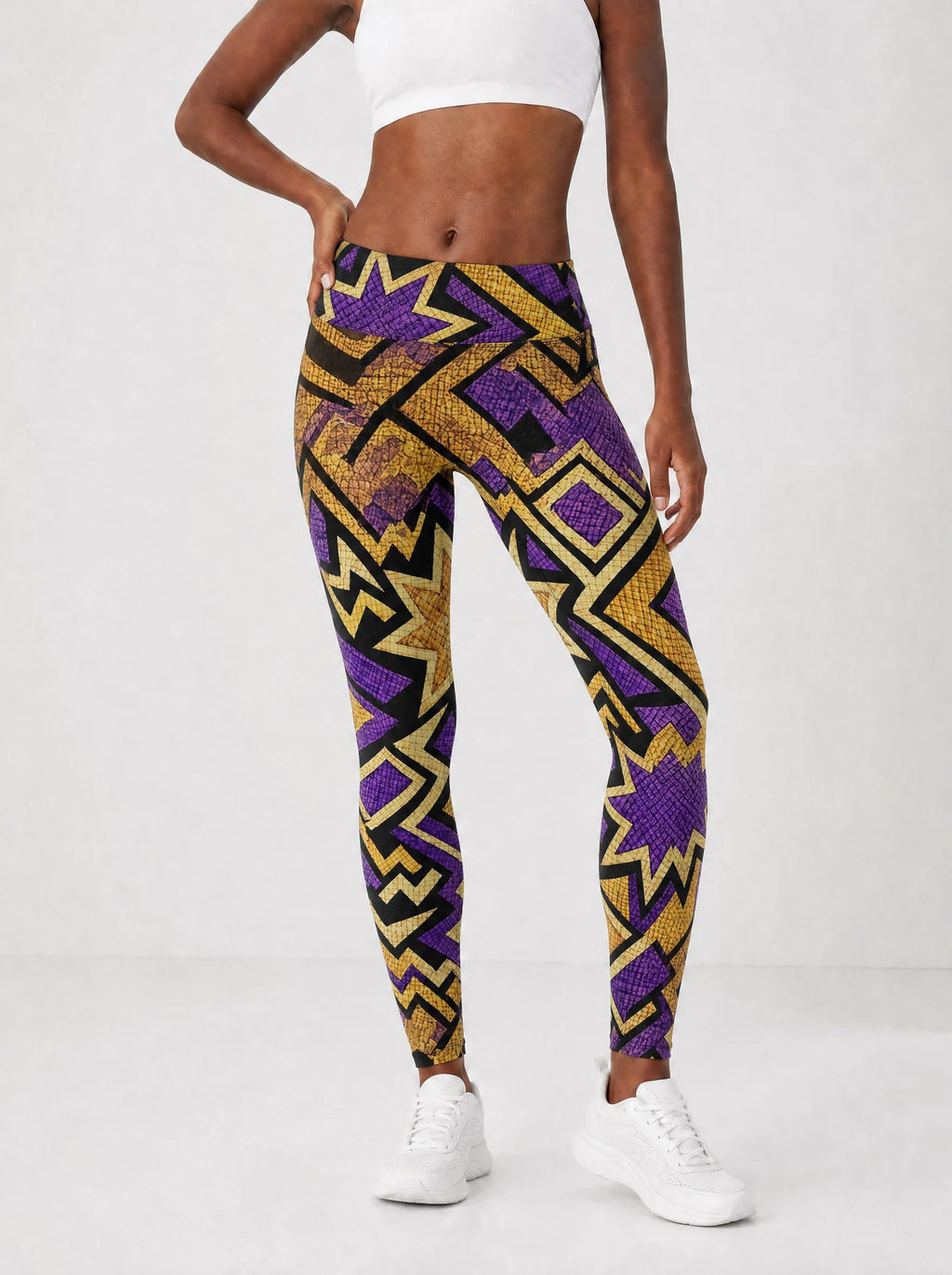 Sheba Leggings — front view on model