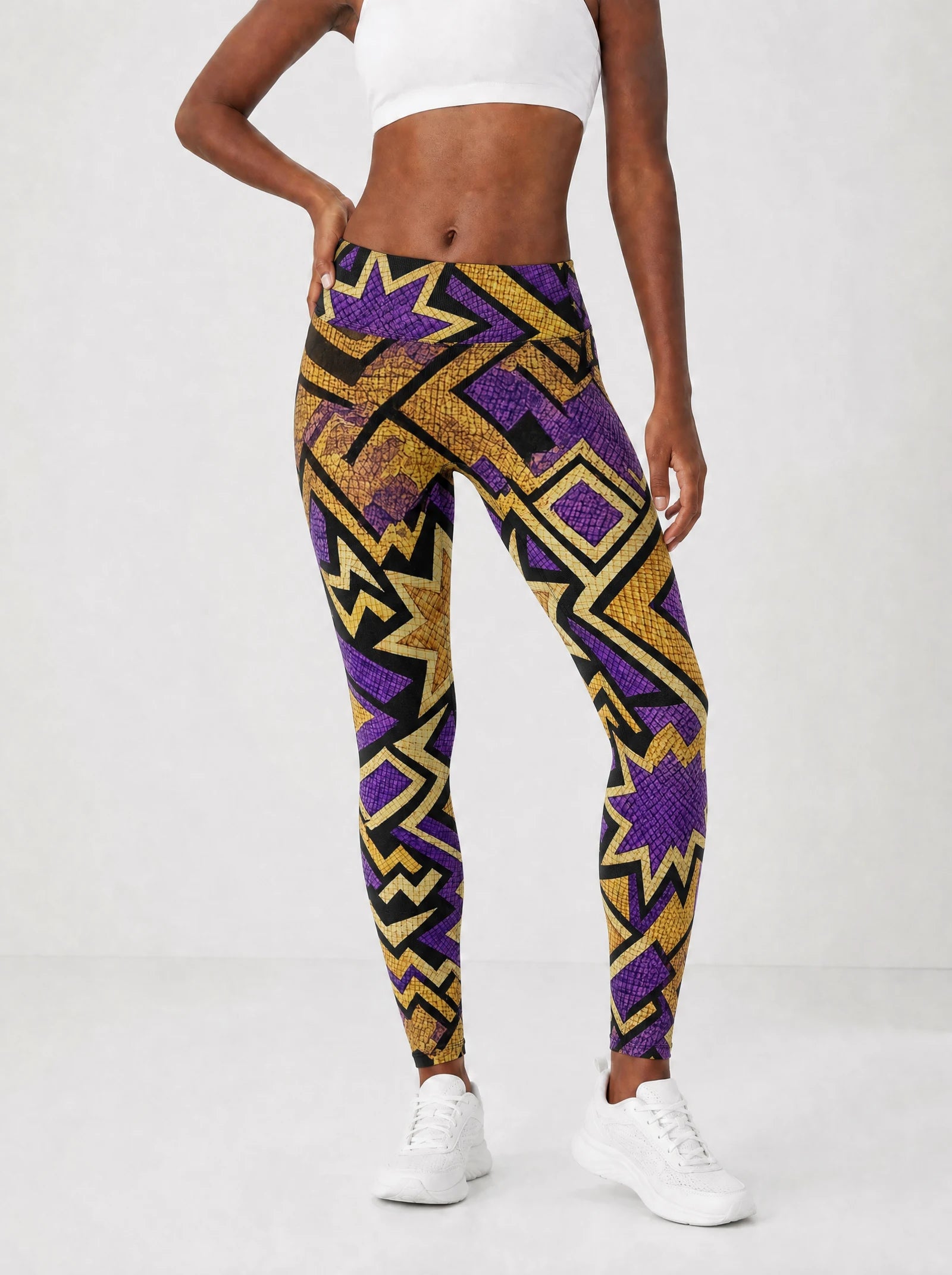 Sheba Leggings — front view on model