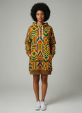 "Kumasi" Hoodie Dress