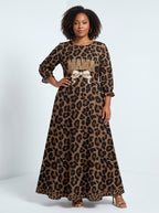 "Mama" Long Sleeve Maxi Dress