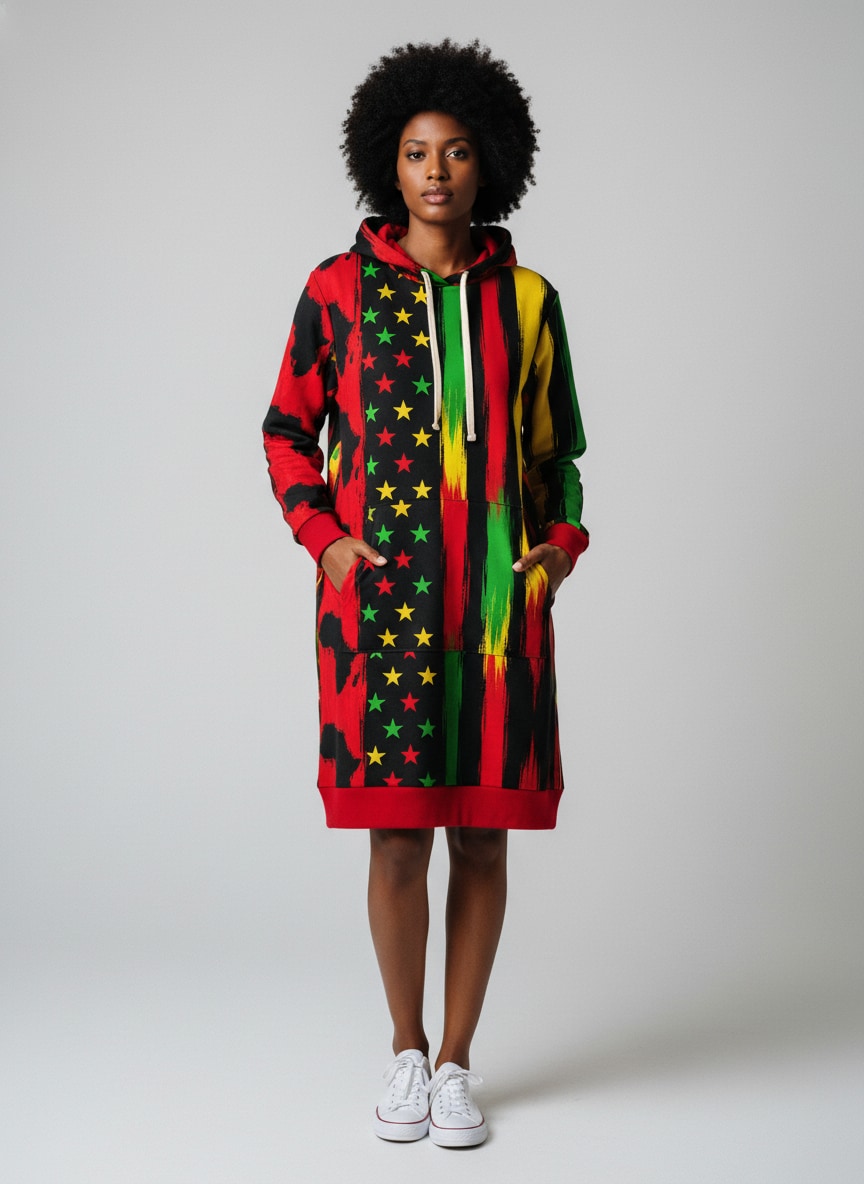 "Watu" Hoodie Dress