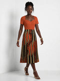 "Miali" Sweetheart Midi Dress Promo
