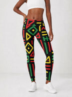 "Nairobi" Leggings — front view on model