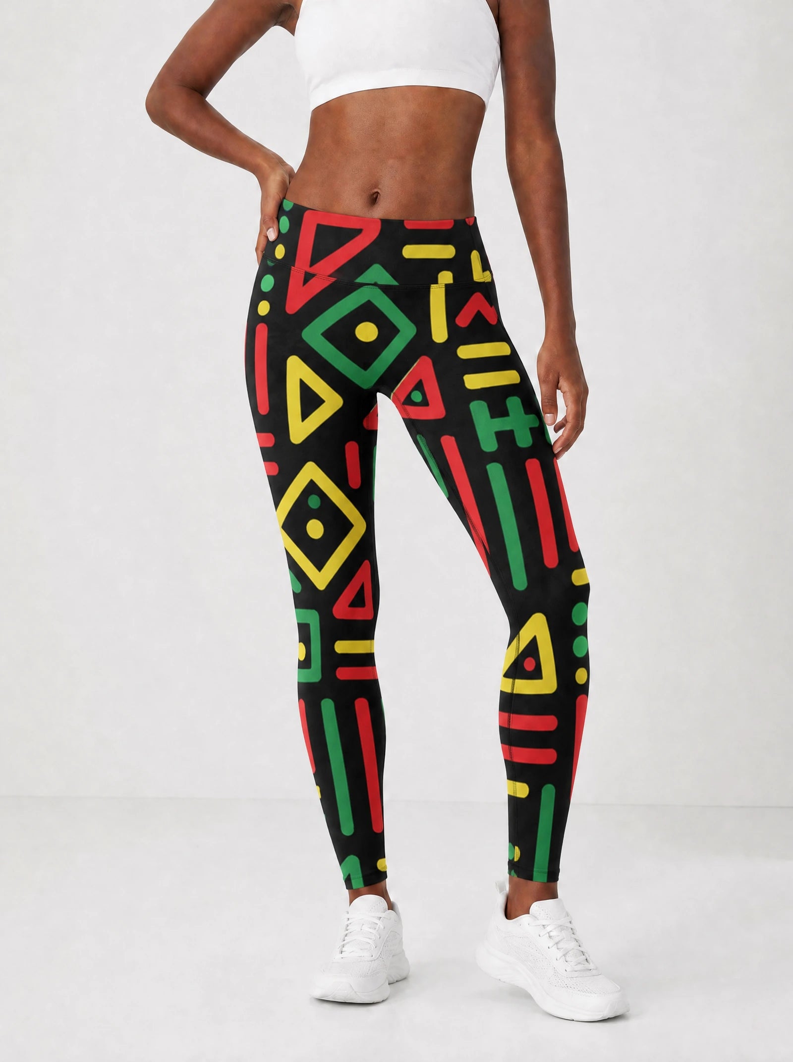 "Nairobi" Leggings — front view on model