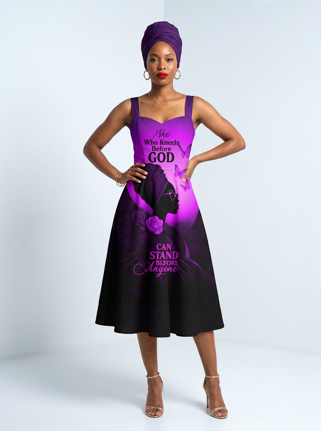 "Selah" Purple Corset Dress