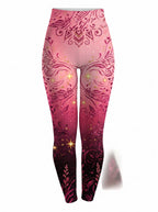 "August Queen Pink" Leggings