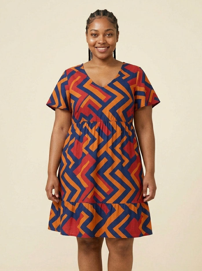 "Nzinga" Floral Dress