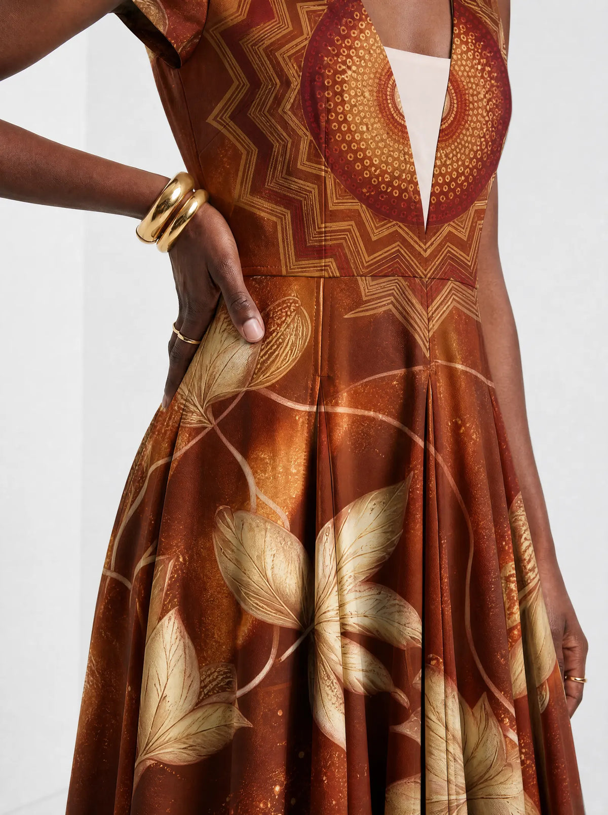 "Joto" Short Sleeve Maxi Dress — back