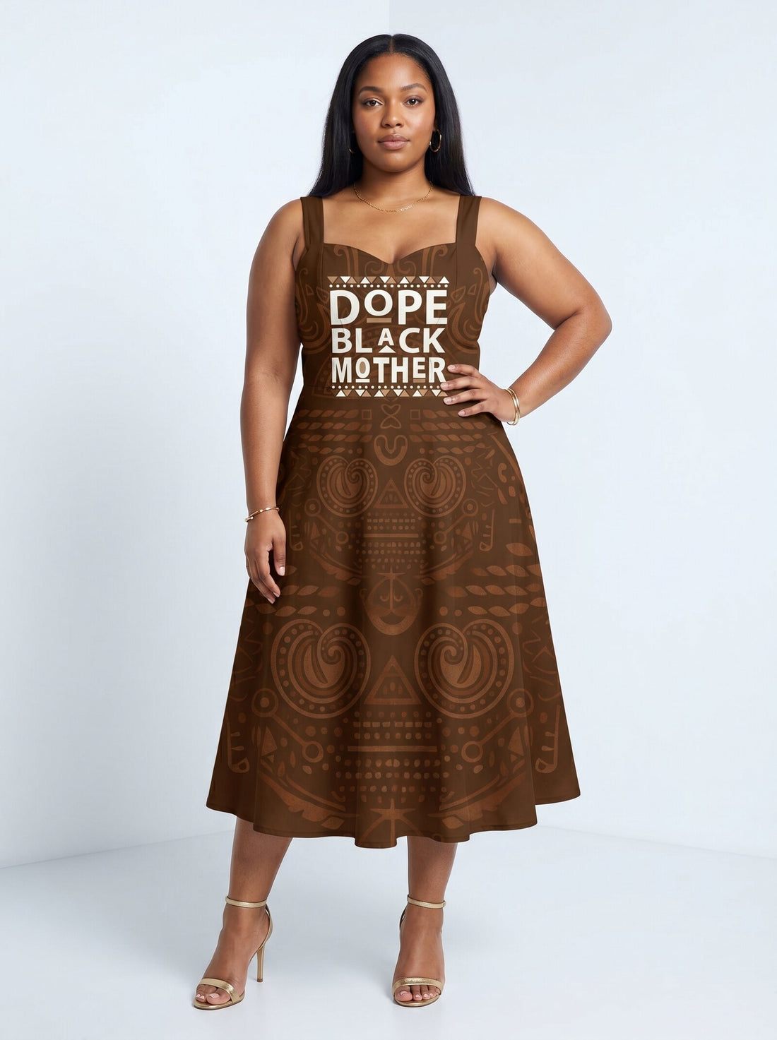 "Dope Black Mom" Corset Dress