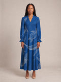 "Pwani" Long Puff Sleeve Dress