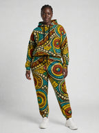 "Taji" Hoodie & Jogger Set — front view on model