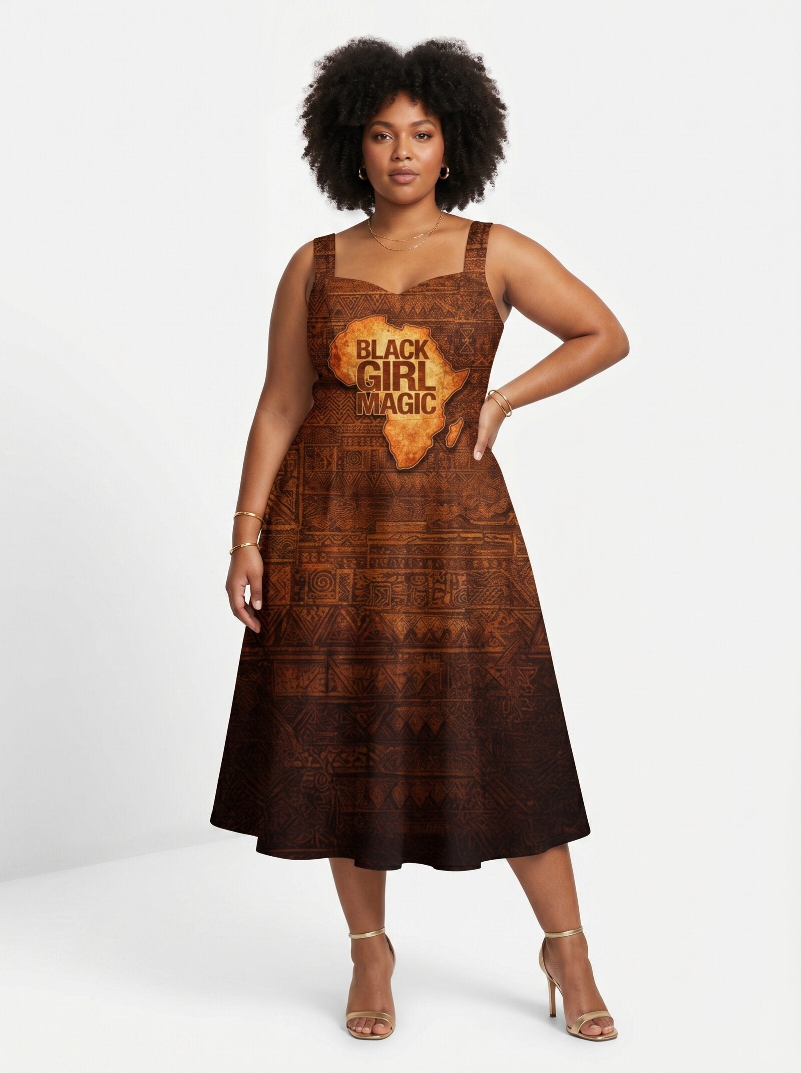 Black Girl Magic Corset Dress